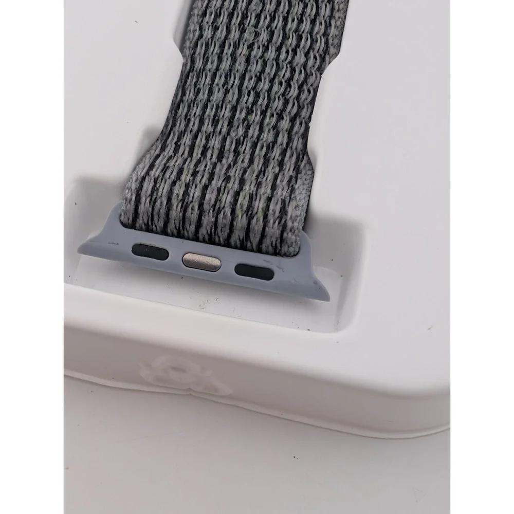 Modal Active Nylon Band Watch Strap for Apple Watch 45mm 44mm 42mm 8 7 6 5 Gray